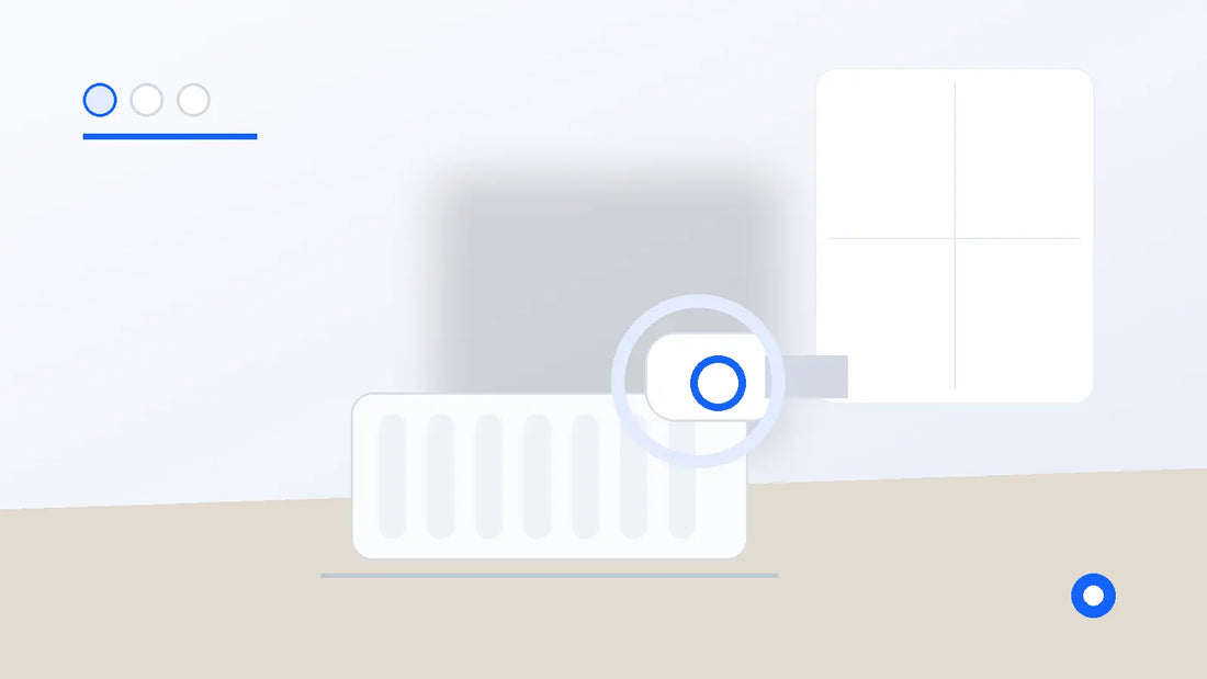Vanne thermostatique connectée sur radiateur moderne