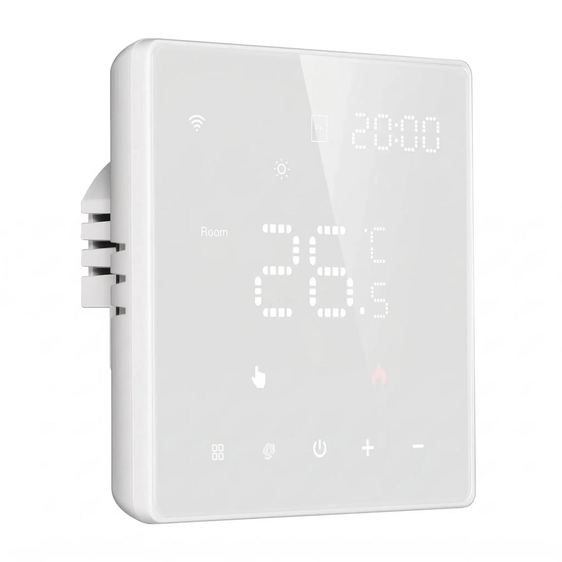 Thermostat connecté NéoDom blanc pour vérifier la compatibilité chauffage