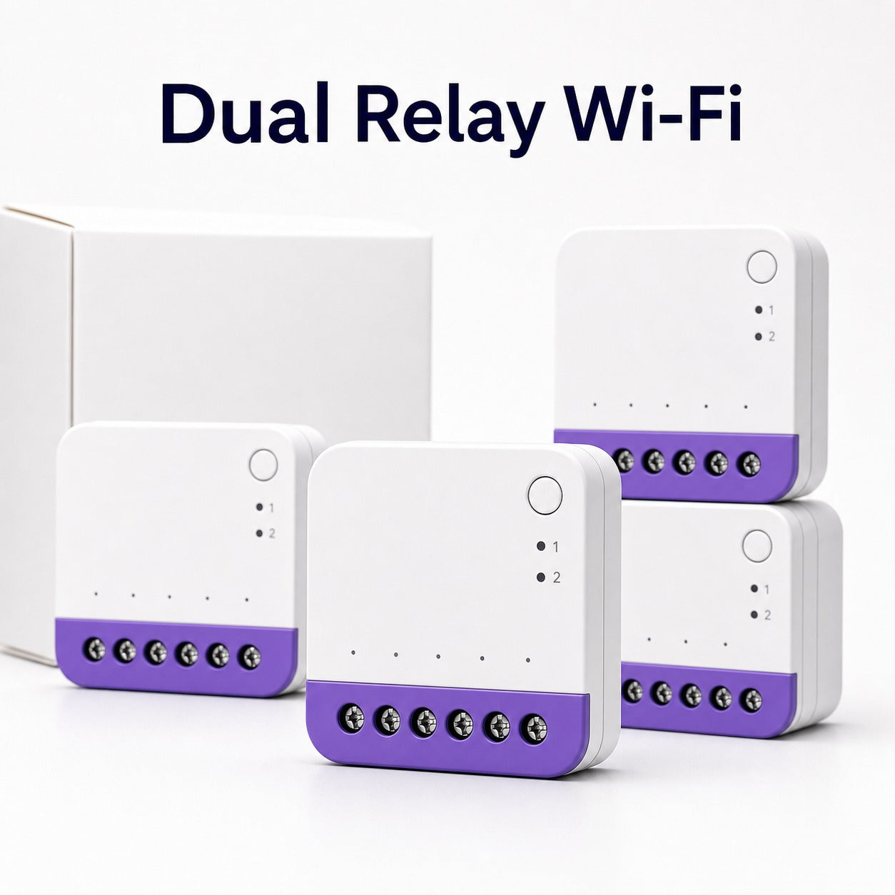 NéoRelay Dual Lite Pro module Wi-Fi double relais en packshot