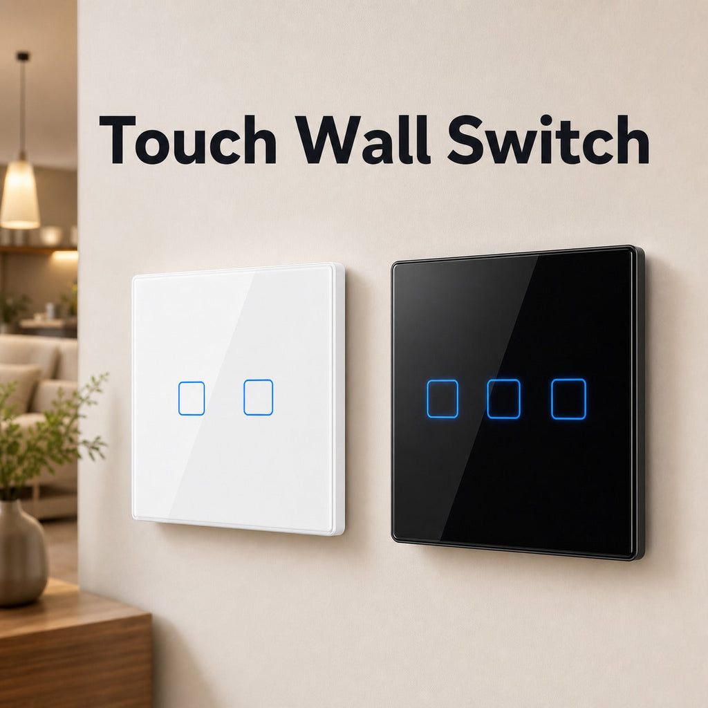 NéoTouch TX Pro interrupteur tactile mural blanc et noir
