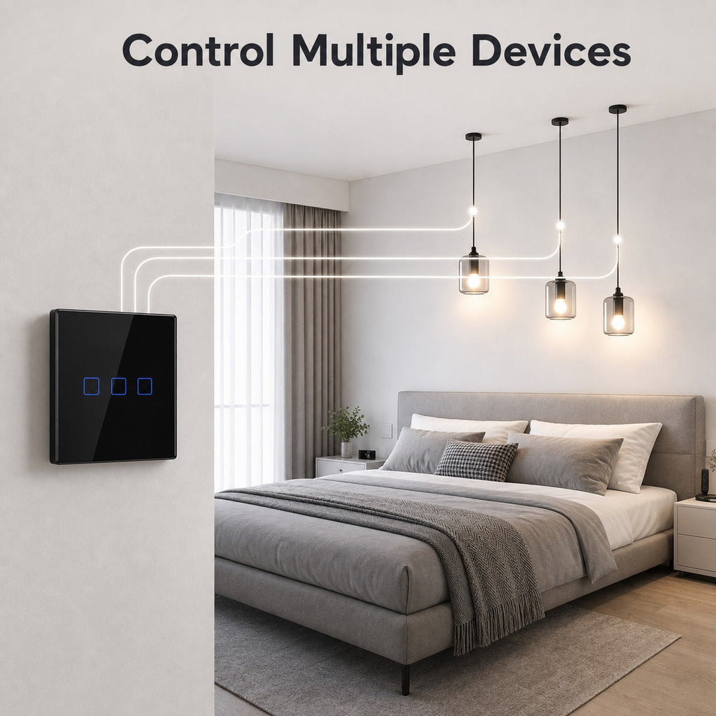 NéoTouch TX Pro contrôle de plusieurs éclairages