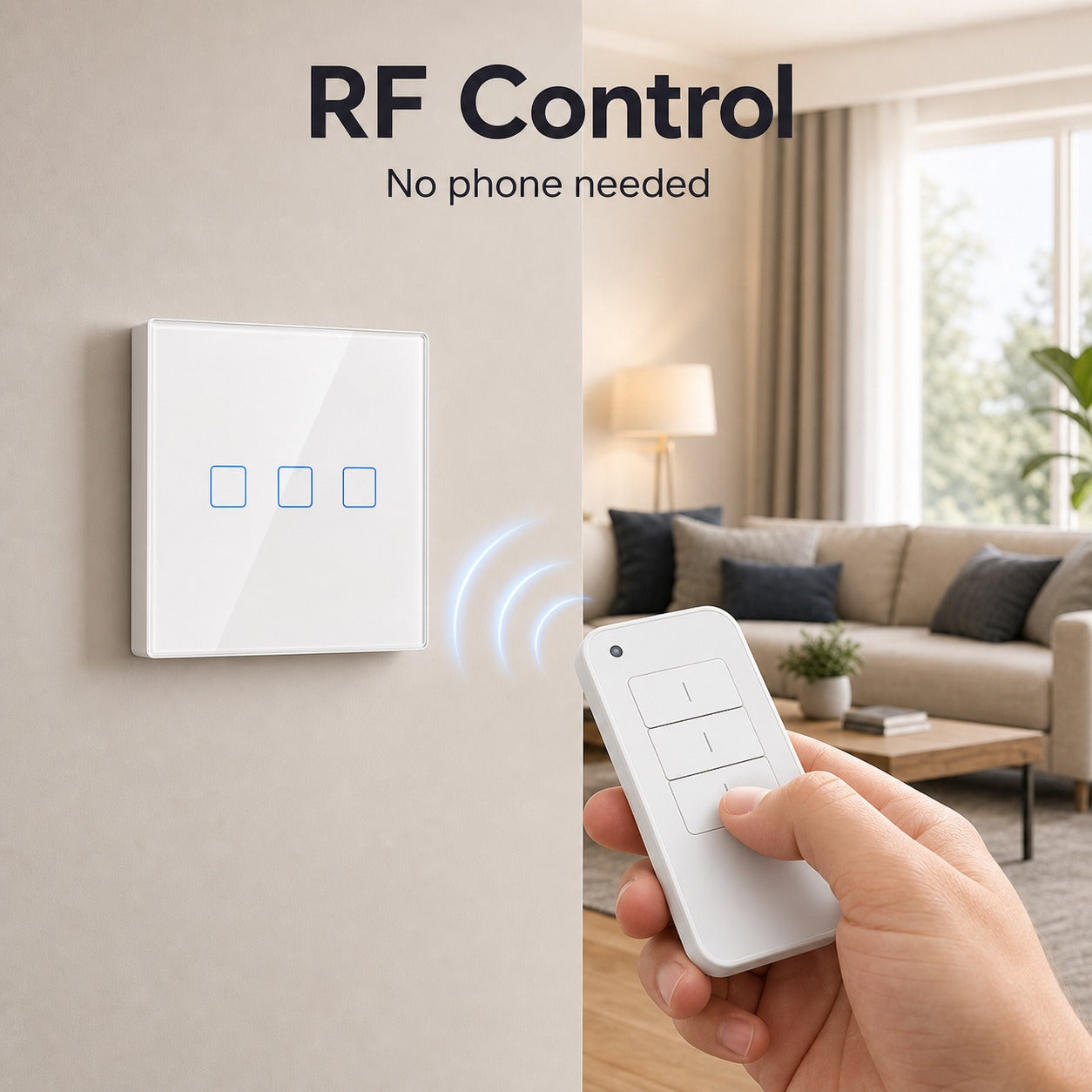 NéoTouch TX Pro commande RF sans téléphone