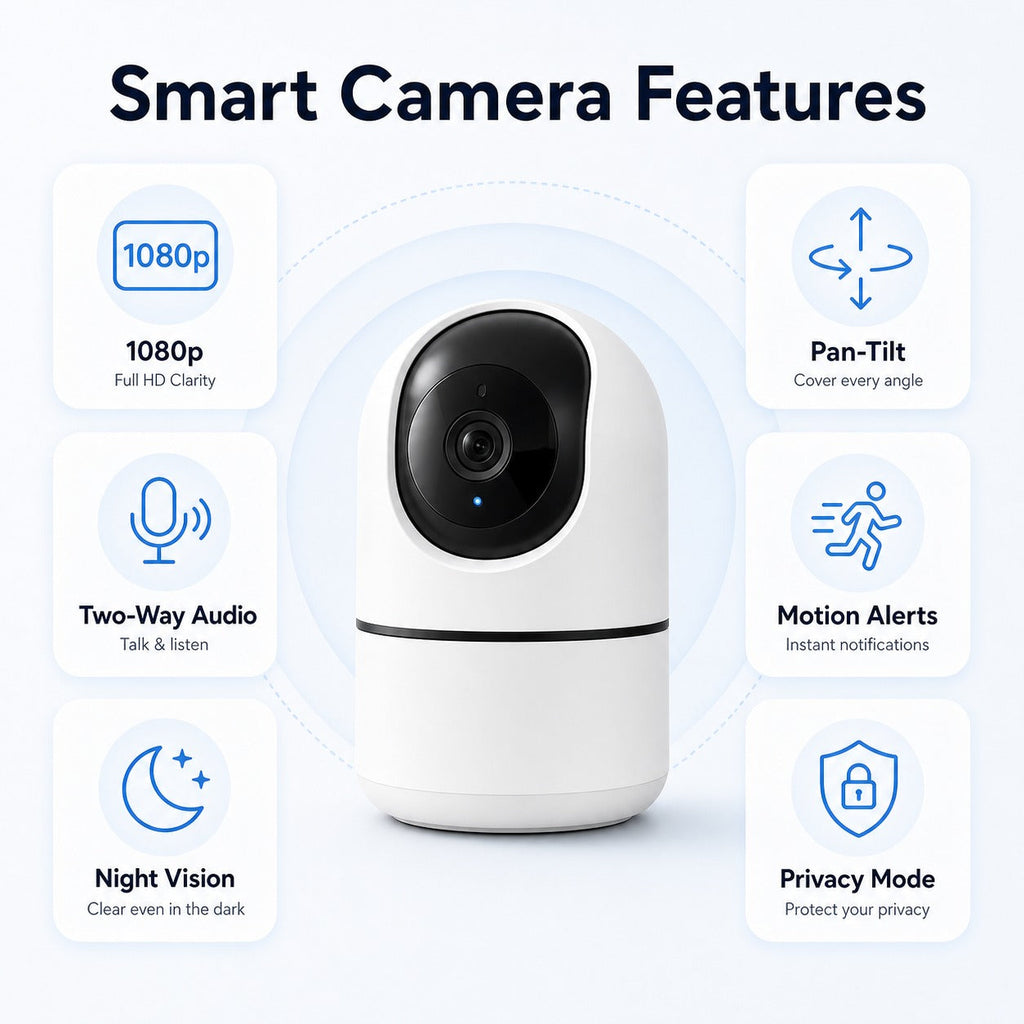 NéoCam Pan-Tilt Pro aperçu des fonctions de caméra