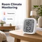 Room climate monitoring with LCD temperature and humidity sensor