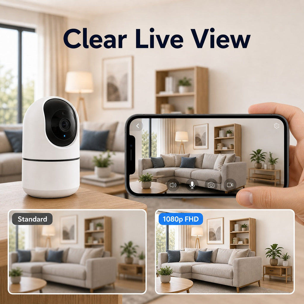 NéoCam Pan-Tilt Pro aperçu live view clair