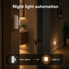Night light automation triggered by Zigbee door sensor opening