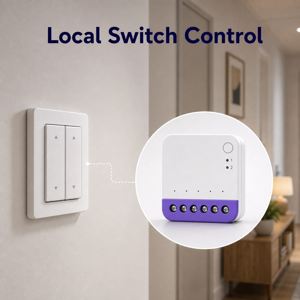 Commande locale par interrupteur avec NéoRelay Dual Lite Pro