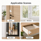 Applicable scenes for door window sensor on doors windows drawers and pet doors