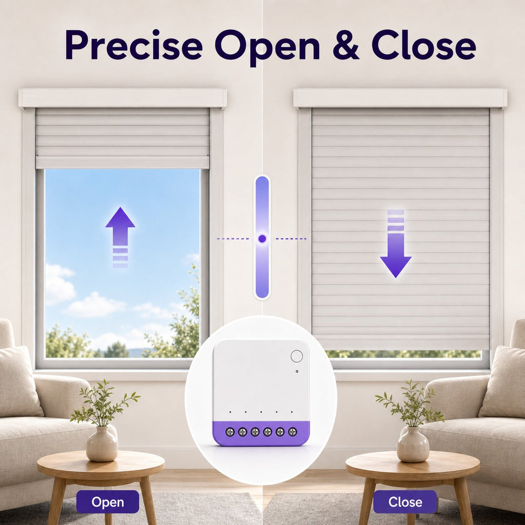 Ouverture et fermeture précises des stores avec NéoShade Relay