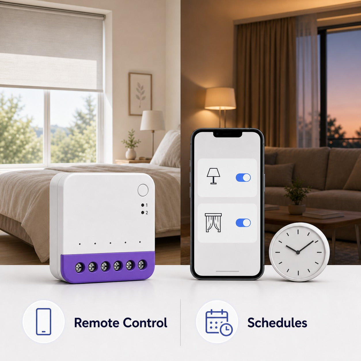 Commande à distance et horaires avec NéoRelay Dual Lite Pro