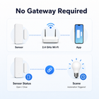 No gateway required connection diagram for Wi-Fi contact sensor