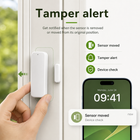 Detailed tamper alert view for Zigbee door contact sensor
