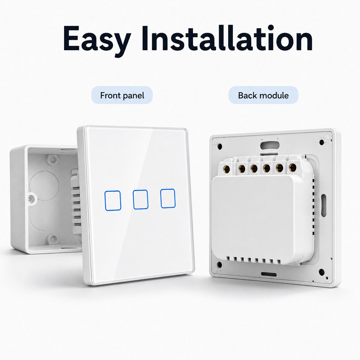 NéoTouch TX Pro vue installation avant et arrière