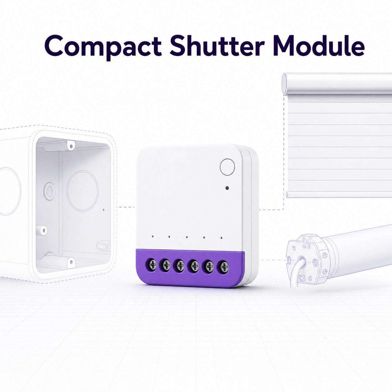 Module compact NéoShade Relay pour stores et volets