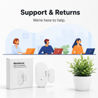 Support and returns visual for ZigBee door window sensor