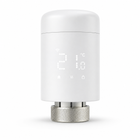 Studio packshot of single Wi-Fi thermostatic radiator valve front view