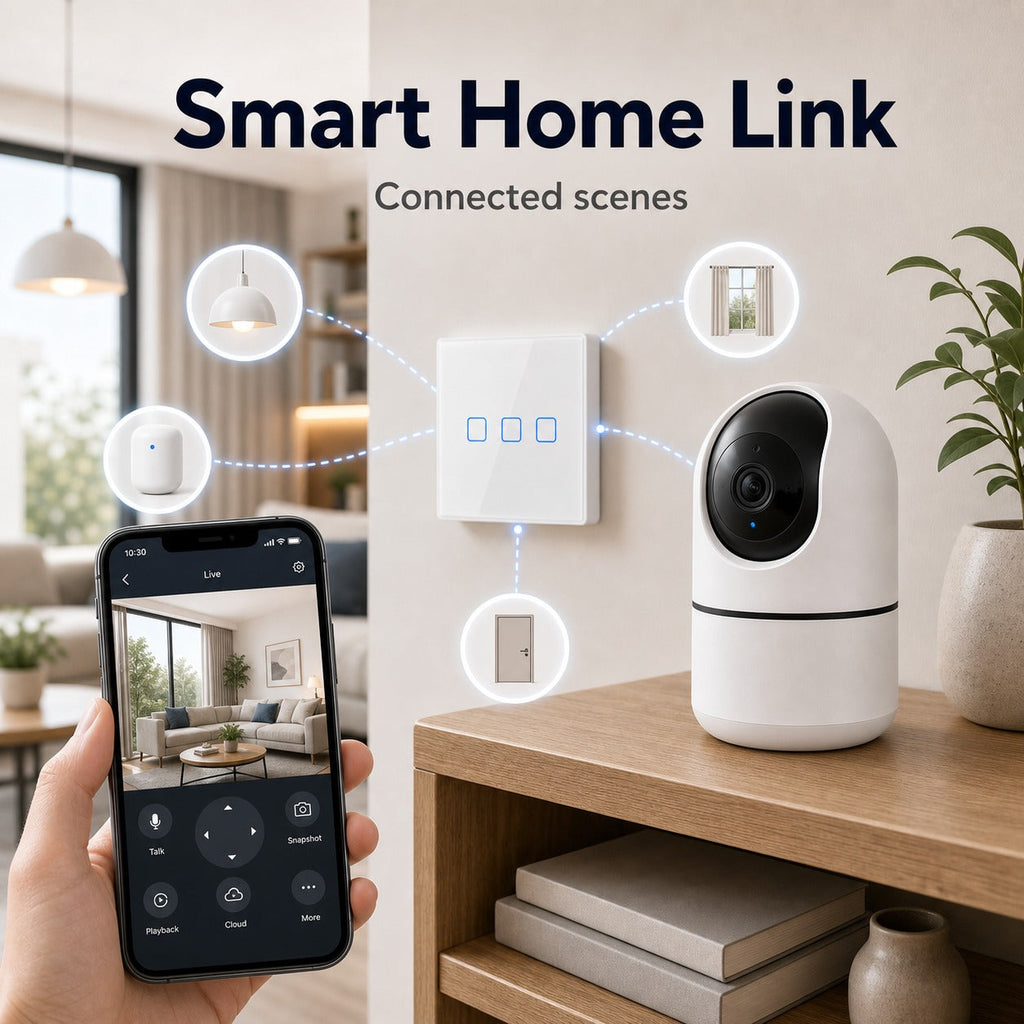 NéoCam Pan-Tilt Pro lien maison connectée