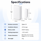 Specifications for Zigbee door and window contact sensor
