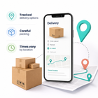 Tracked delivery and careful packing information for smart door sensor