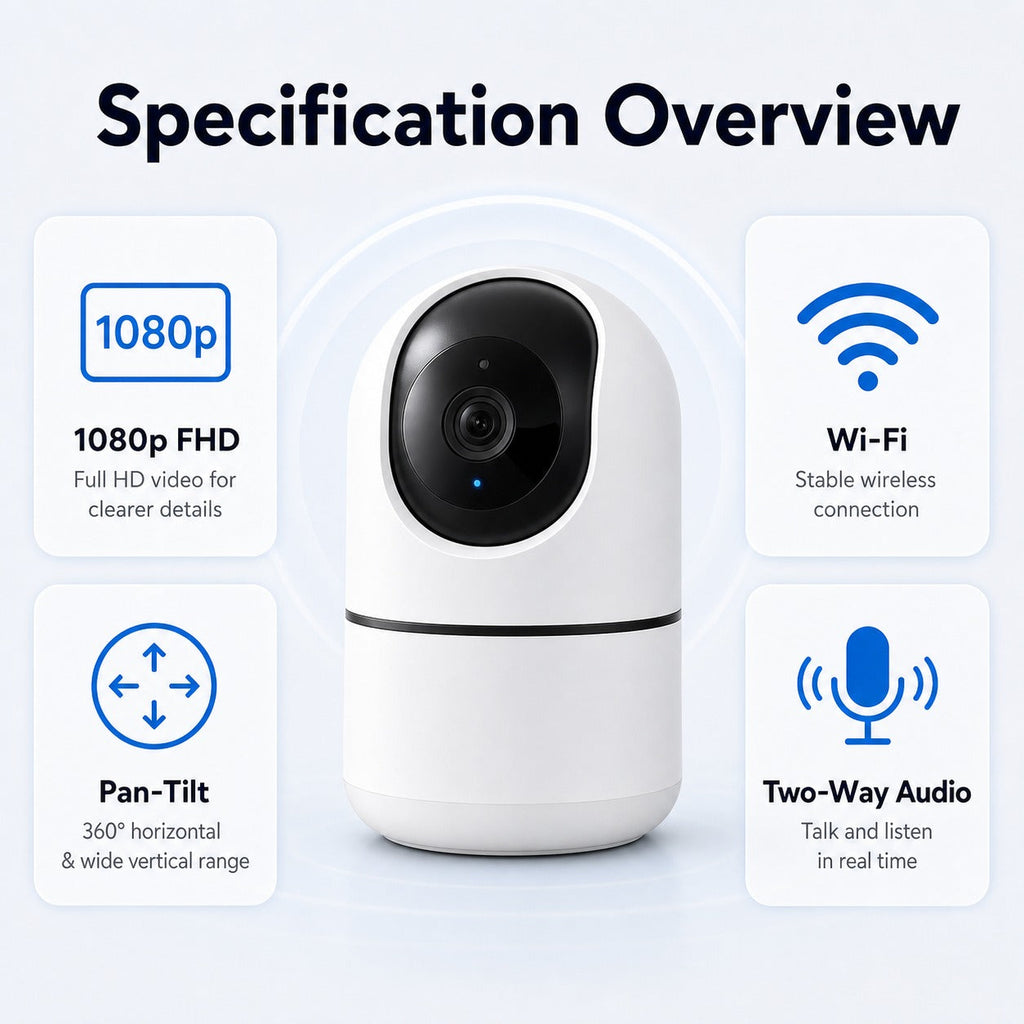 NéoCam Pan-Tilt Pro aperçu des caractéristiques