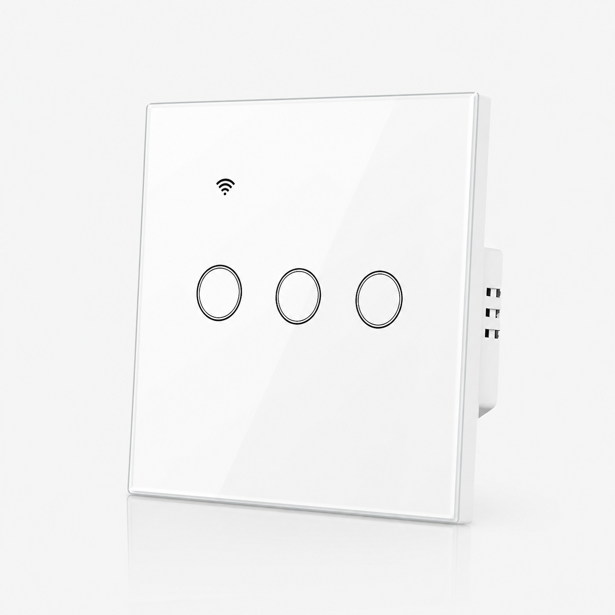 NéoGlass Lite Comfort — Interrupteur Tactile WiFi (Sans Neutre)