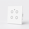 Interrupteur tactile WiFi NéoGlass Lite Comfort blanc 4 canaux
