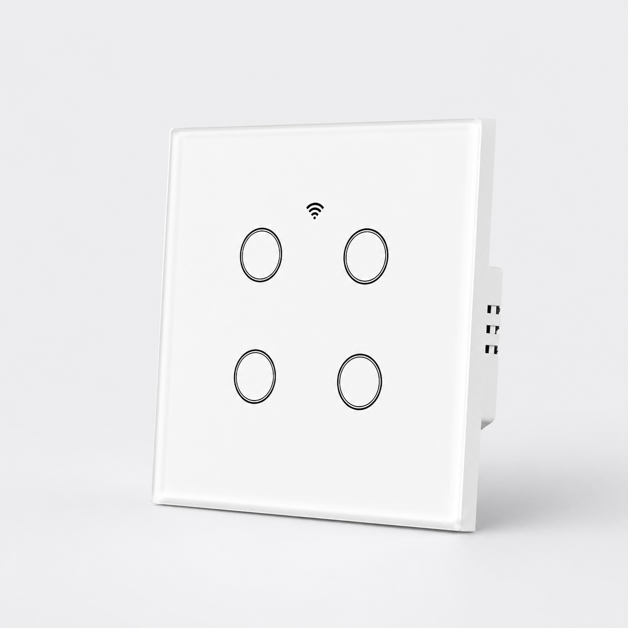 NéoGlass Lite Comfort — Interrupteur Tactile WiFi (Sans Neutre)