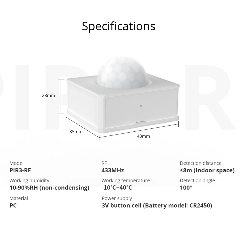 NéoMotion RF Pro — Détecteur mouvement RF et passerelle — vue produit 11
