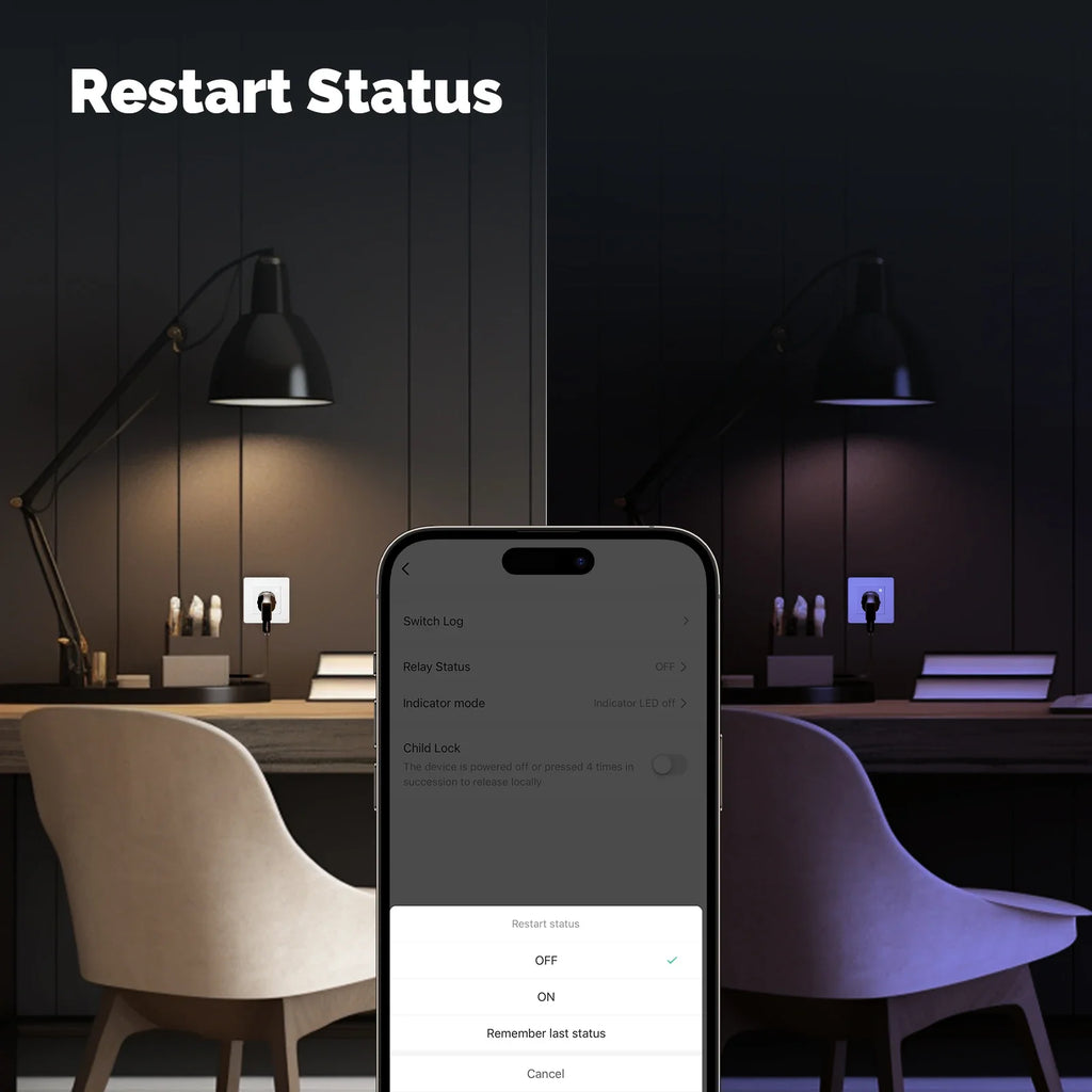 NéoPlug Ring Comfort — Prise murale ZigBee UK avec suivi énergie — vue produit 20