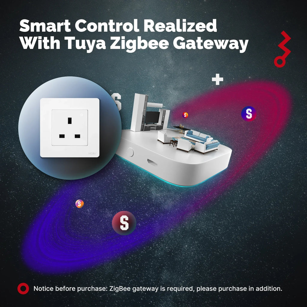 NéoPlug Ring Comfort — Prise murale ZigBee UK avec suivi énergie — vue produit 14