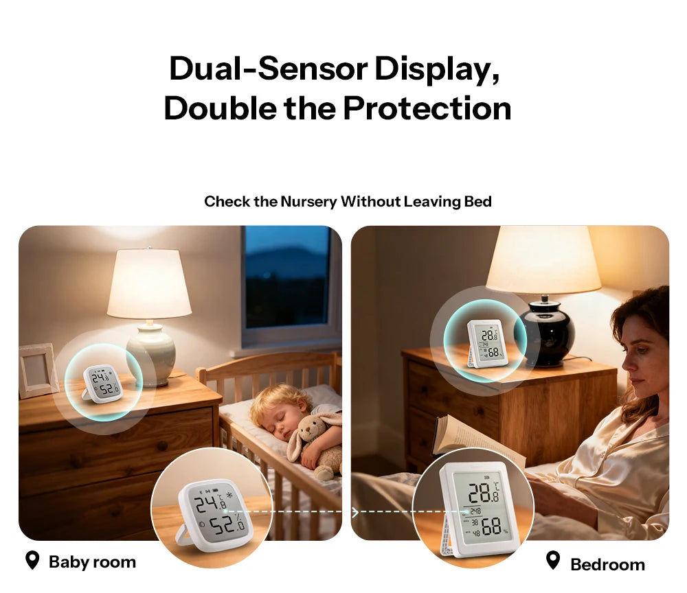 NéoClimate Display Pro — Capteur température/humidité ZigBee LCD — vue produit 8