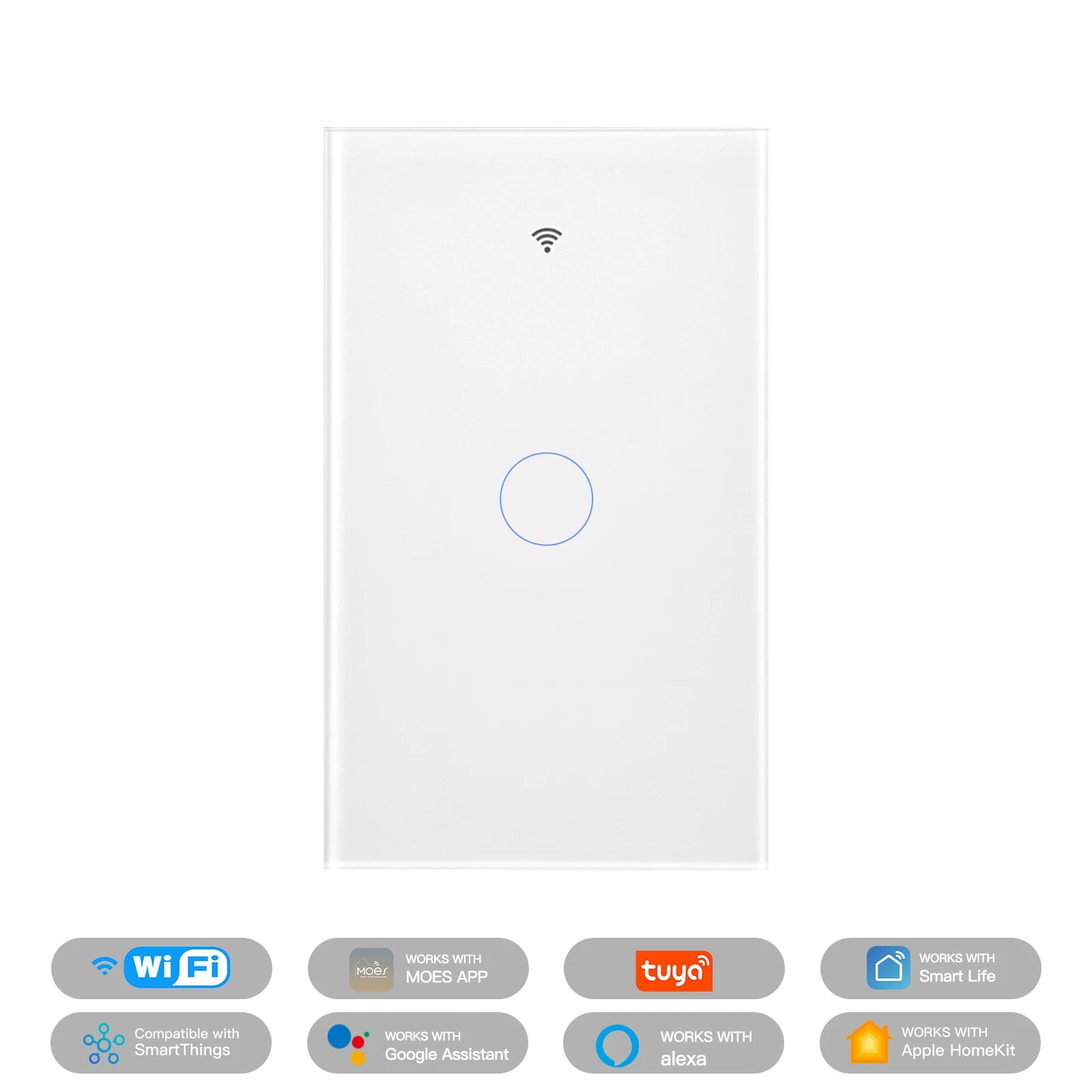 NéoMatter Glass Comfort — Interrupteur Tactile Universel Matter (US)