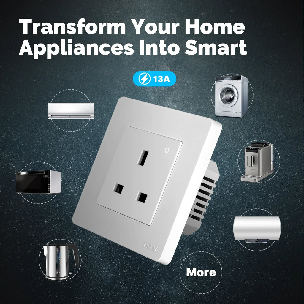 NéoPlug Ring Comfort — Prise murale ZigBee UK avec suivi énergie — vue produit 5
