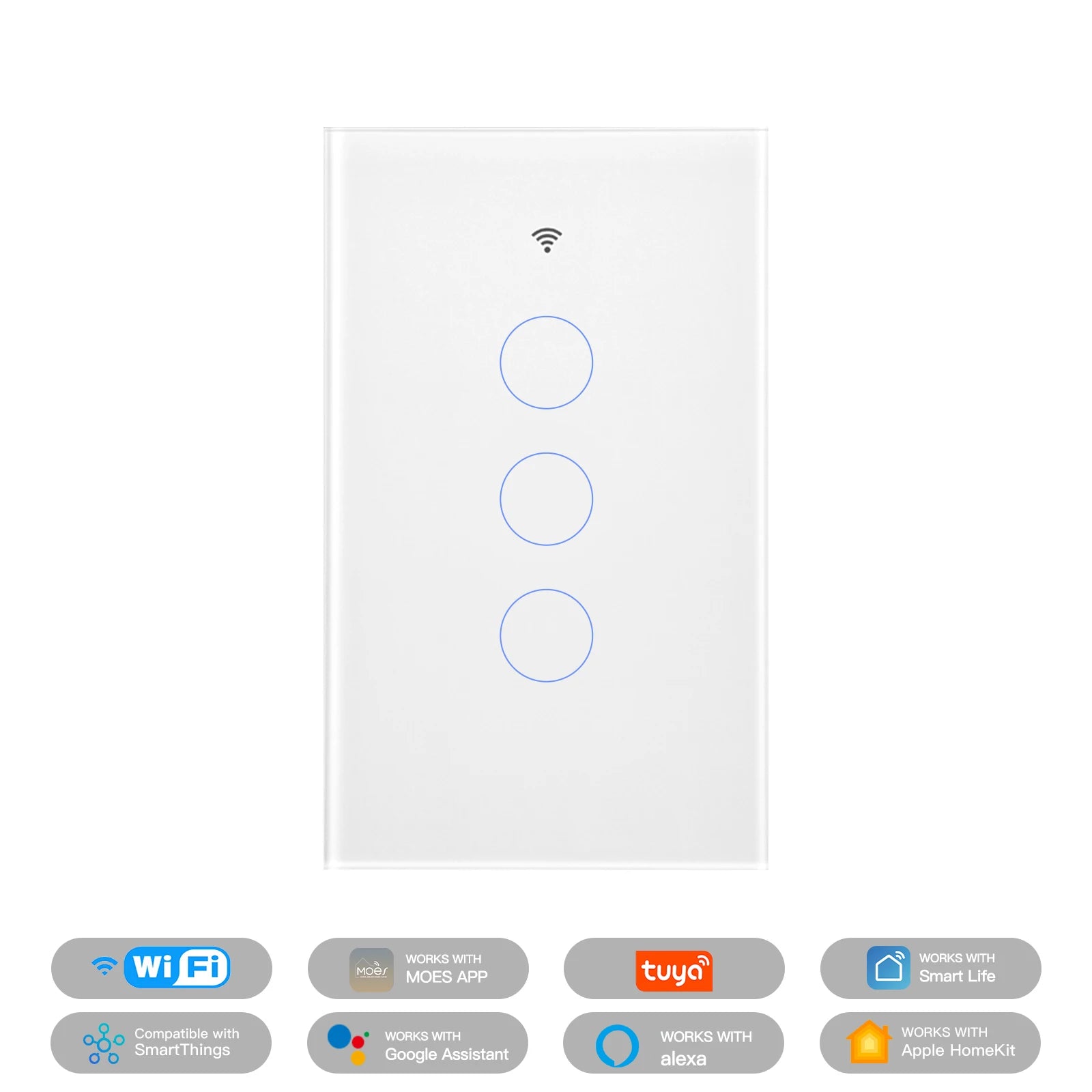 NéoMatter Glass Comfort — Interrupteur Tactile Universel Matter (US)