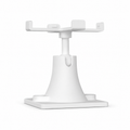 Support mural blanc pour détecteur de mouvement PIR, base orientable sur fond blanc
