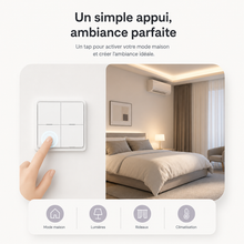 NéoScene 4 Comfort lançant une ambiance personnalisée avec un simple appui.