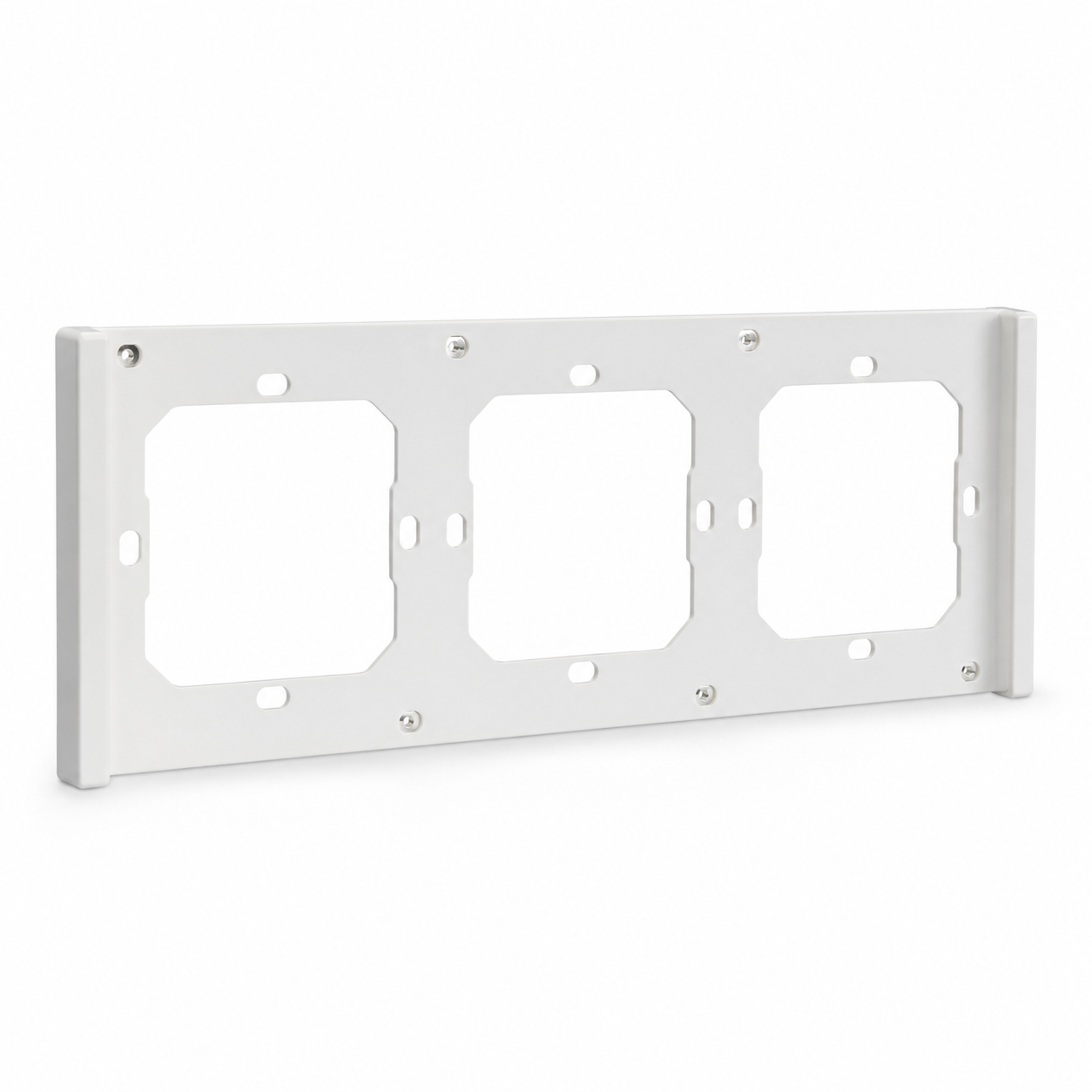 Cadre interrupteur blanc 3 modules
