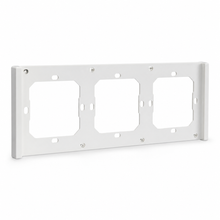 Cadre interrupteur blanc 3 modules