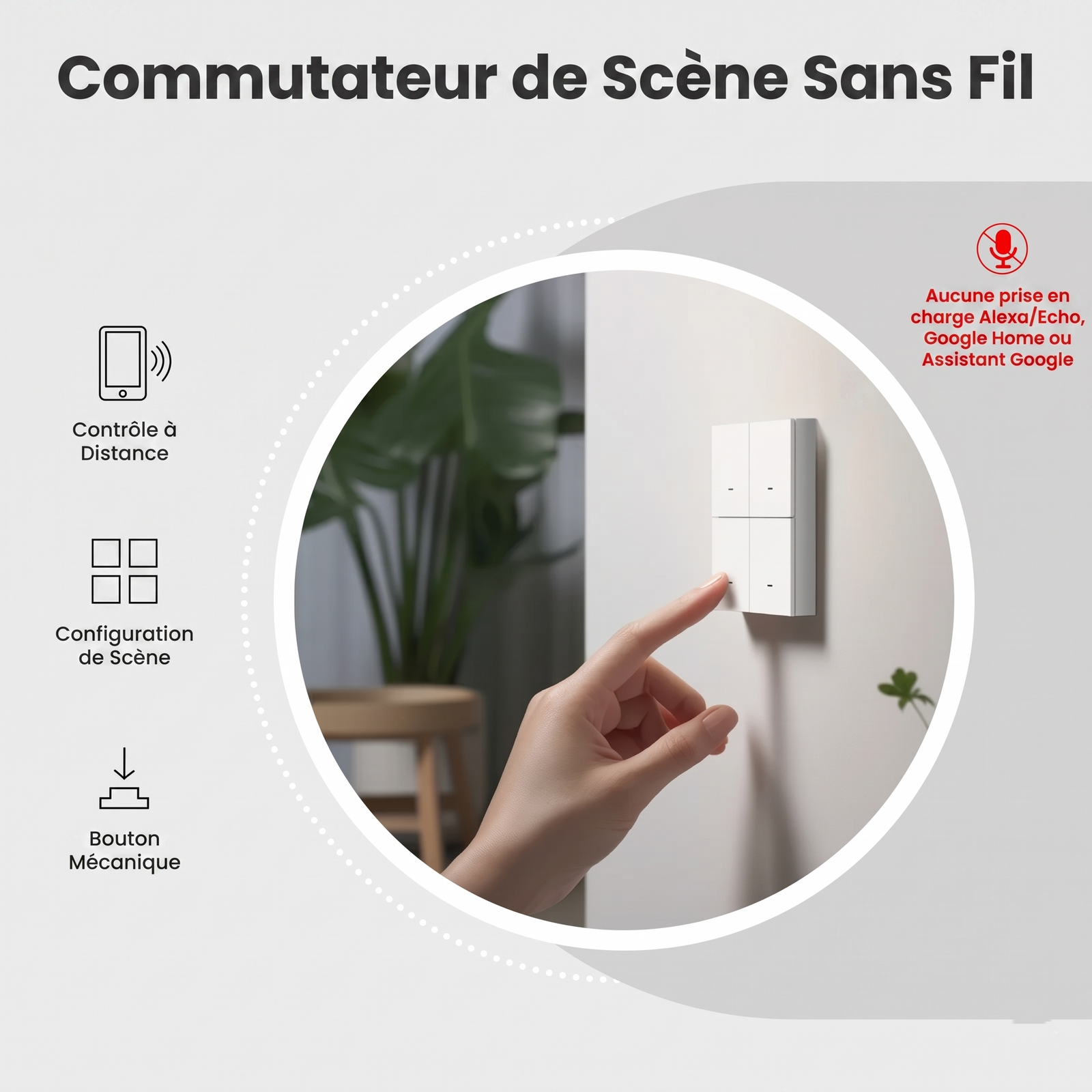 Commutateur de scene sans fil