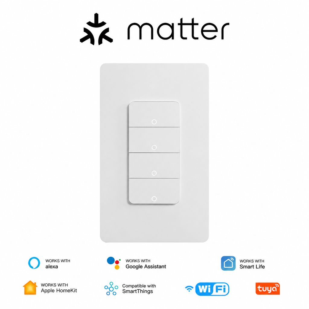 NéoMatter Comfort quatre canaux compatible Matter pour maison connectée multi-écosystème.