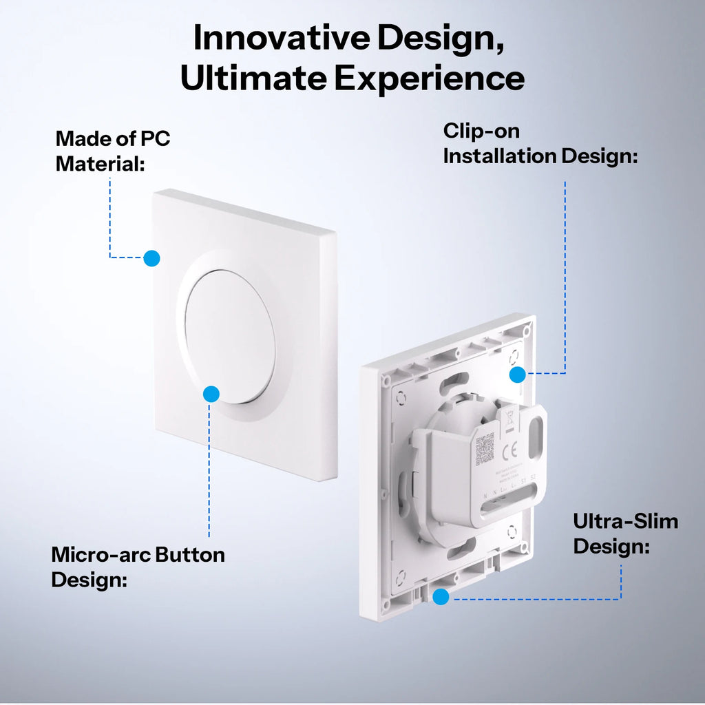 Détail de finition blanche du boîtier ultra-slim NéoCase E1GS Pro.