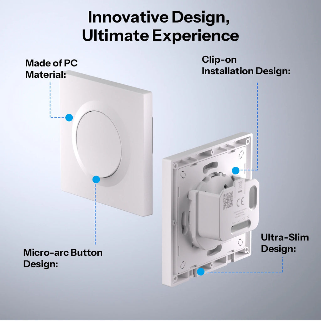 Détail de finition blanche du boîtier ultra-slim NéoCase E1GSL Pro.