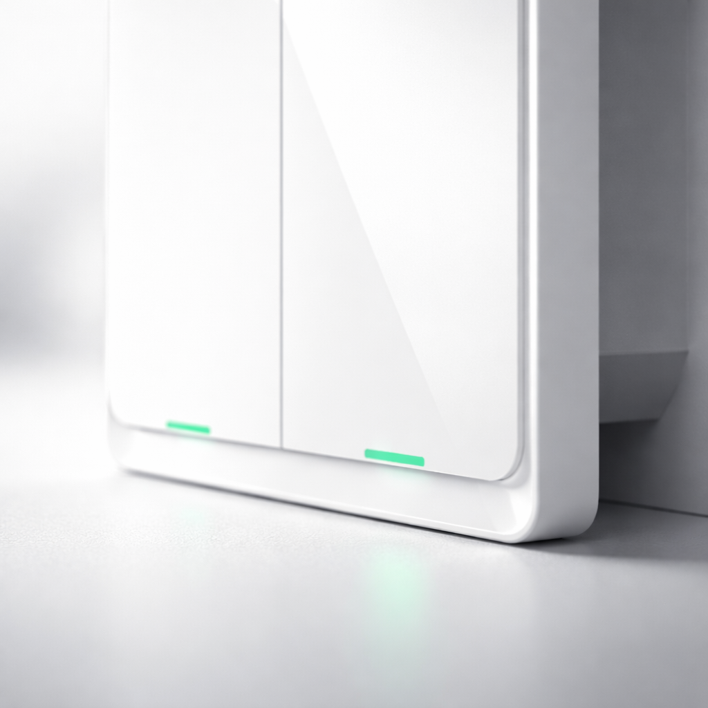 Gros plan sur la surface tactile blanche du NéoSoft Bluetooth Comfort.