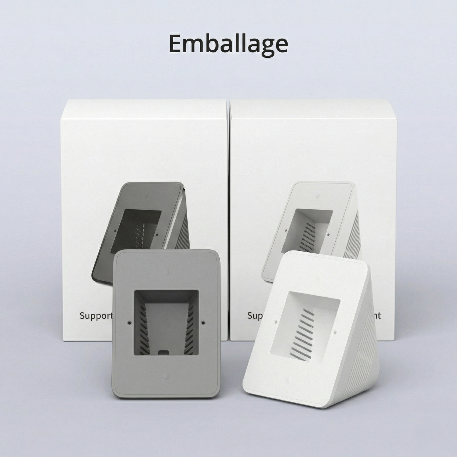 Emballage support de boitier