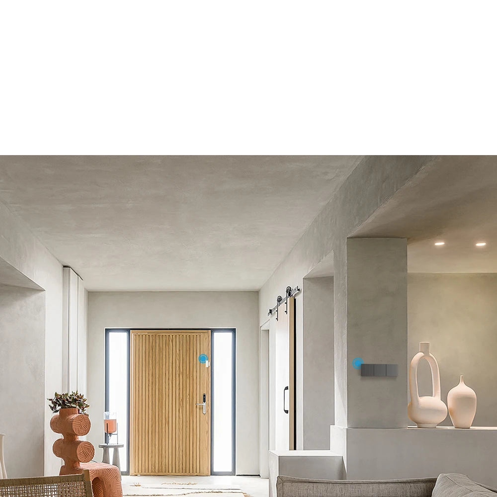 Installation murale du NéoSwitch M5 Pro pour commande d’éclairage.