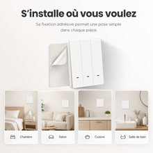 NéoScene 3 Comfort magnétique installé librement dans différentes pièces de la maison.
