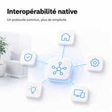 NéoMatter Comfort EU avec interopérabilité native pour centraliser la maison connectée.