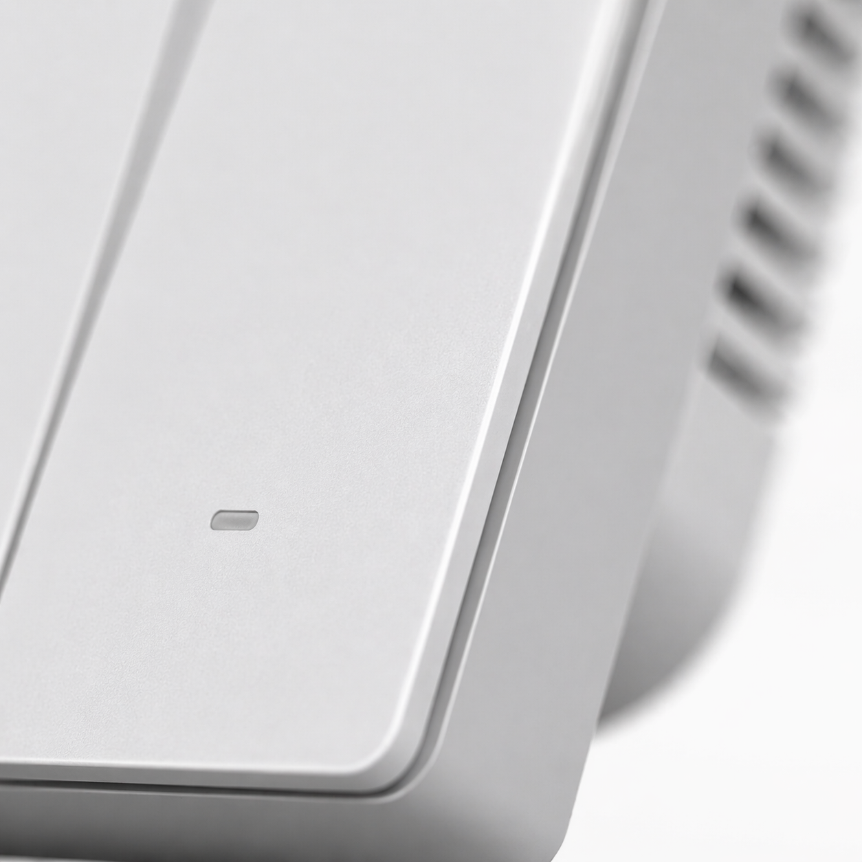 Interrupteur blanc detail lateral