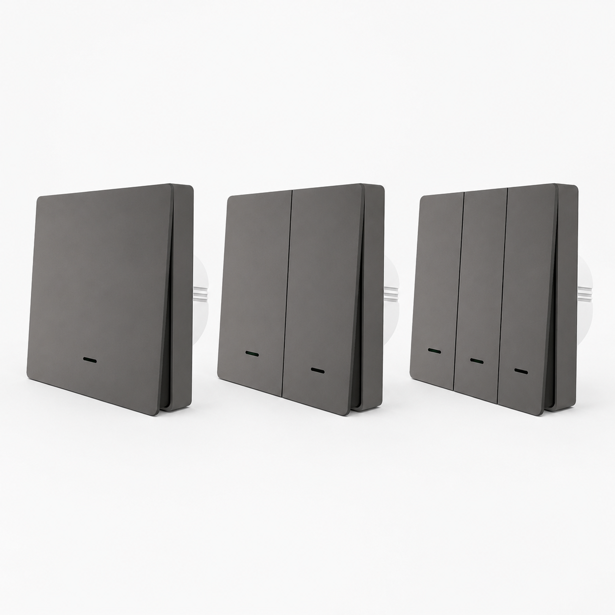 NéoPush RF Comfort blanc à bouton-poussoir pour commande WiFi et RF433.