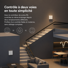 Controle deux voies interrupteur connecte